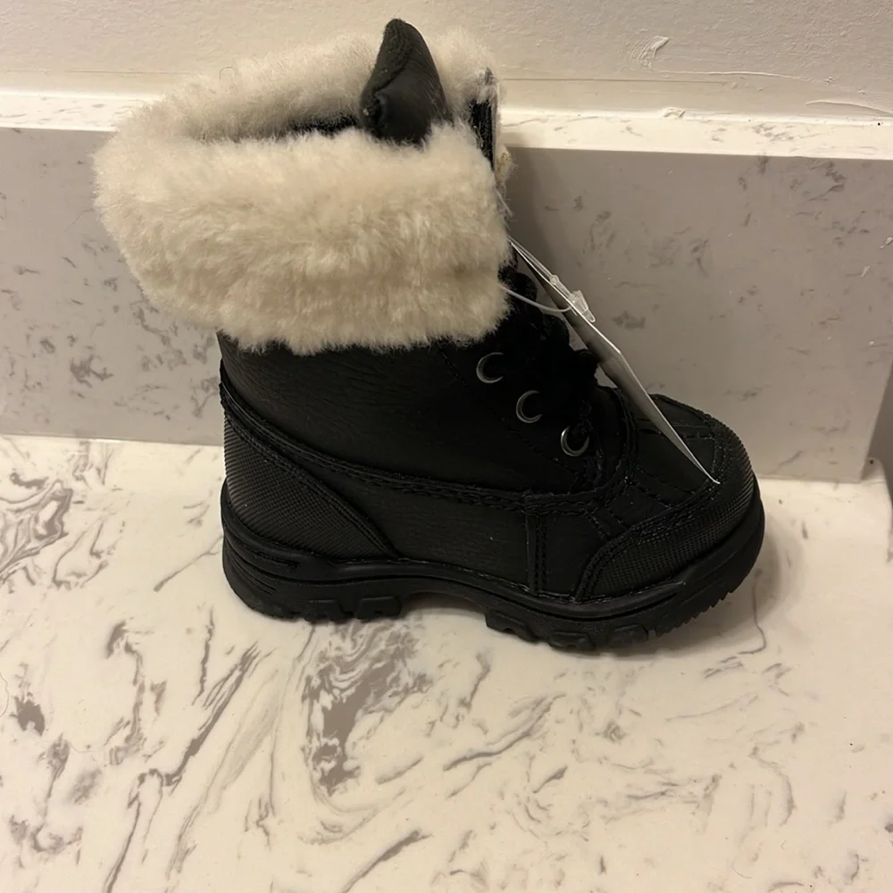 Polo Ralph Lauren Quinta Boots Black Sheep new Toddler Boys Girls Size 4